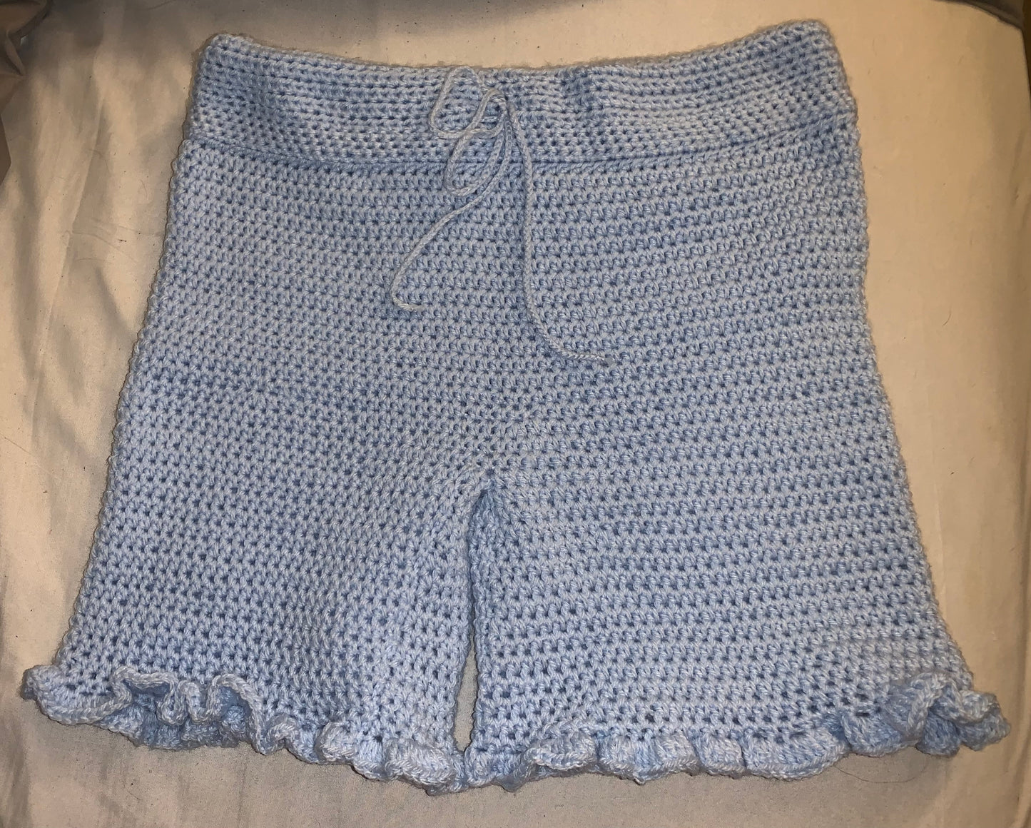 Pajama Shorts Blue large-XX large