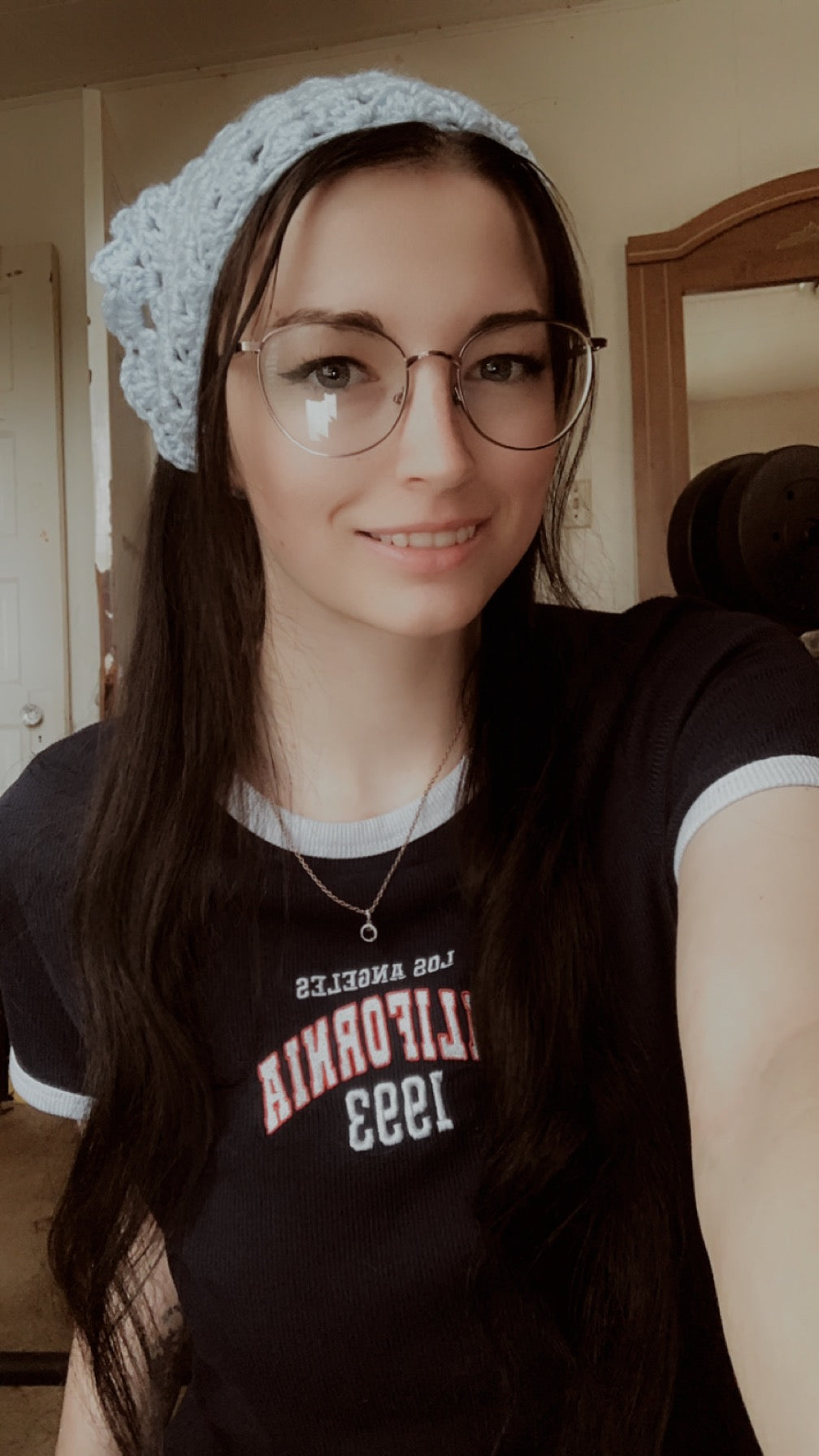 Baby Blue Head Bandana